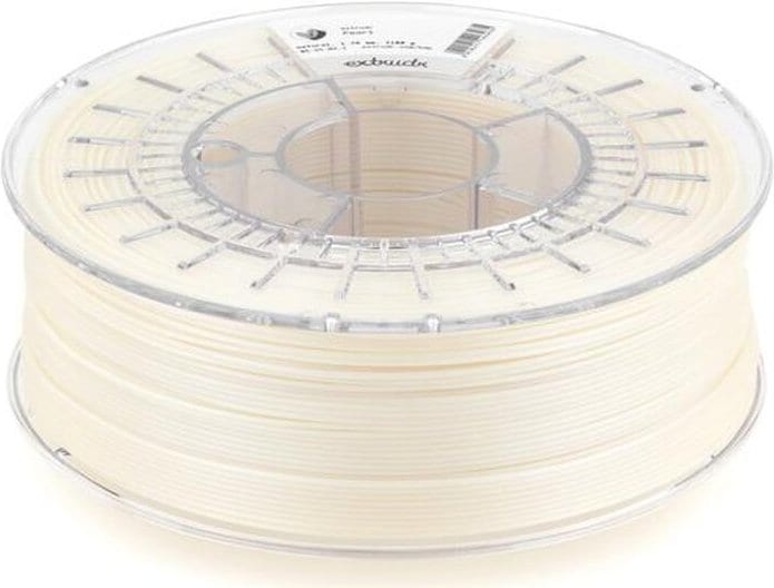 Actual product image Extrudr Pearl Natural 1.75 mm 1.100 g (bioTEC, 1.75 mm, 1.10 g, White, Transparent)