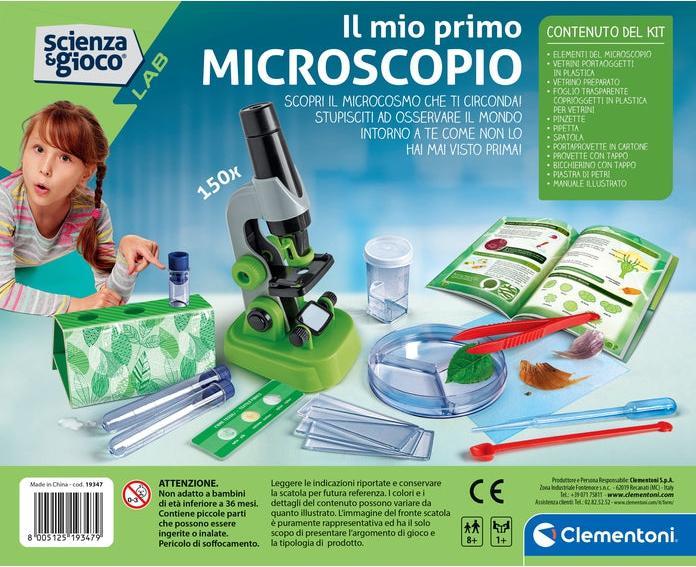 Actual product image Clementoni Il mio primo Microscopio IT