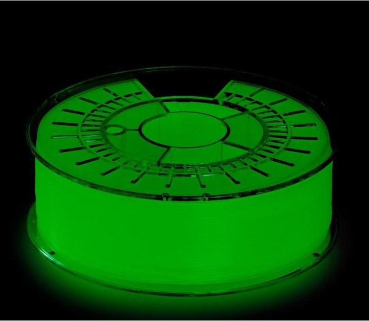 Produktbild Extrudr PETG Glow 1.75 mm 1.100 g (PETG, 1.75 mm, 1.10 g, Transparent)