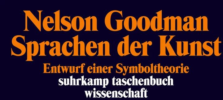 Produktbild Sprachen der Kunst (Deutsch, Nelson Goodman, 1997)