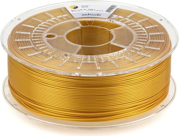 Produktbild Extrudr PETG Gold 1.75 mm 2.500 g (PETG, 1.75 mm, 2.50 g, Gold)