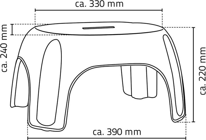 Actual product image Ridder Bath stool (100 kg)
