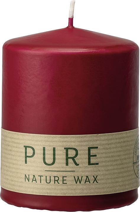 Wenzel Kerze Pure Safe Candle 9x7 cm kaminrot