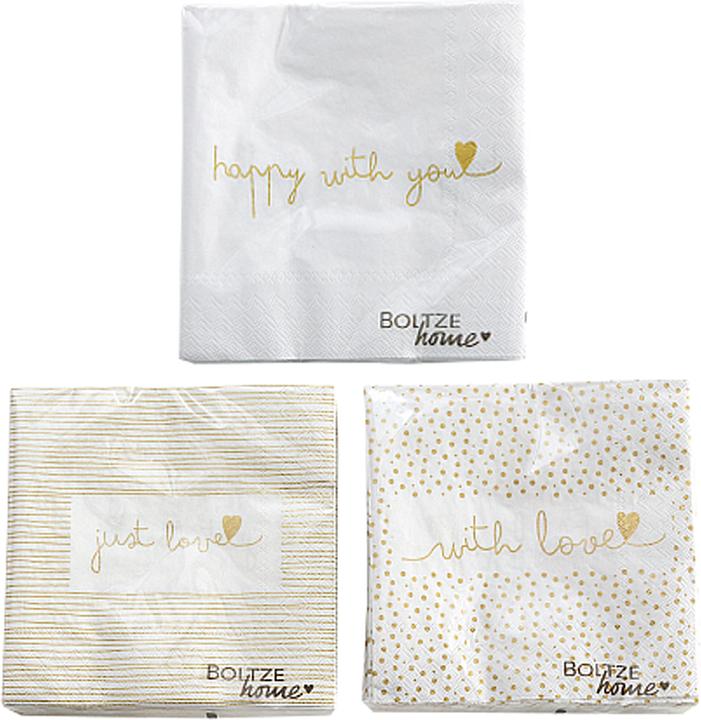 Boltze Home Lunch napkin 'Lovana' pack of 20 (20 pcs., 33 x 33 cm)