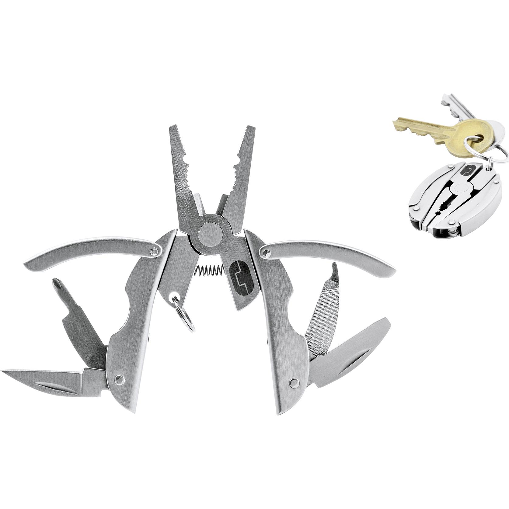 True Utility, Multi-Tool, Edelstahl-Multitool ' Scarab' TU204K (7 Funktionen)