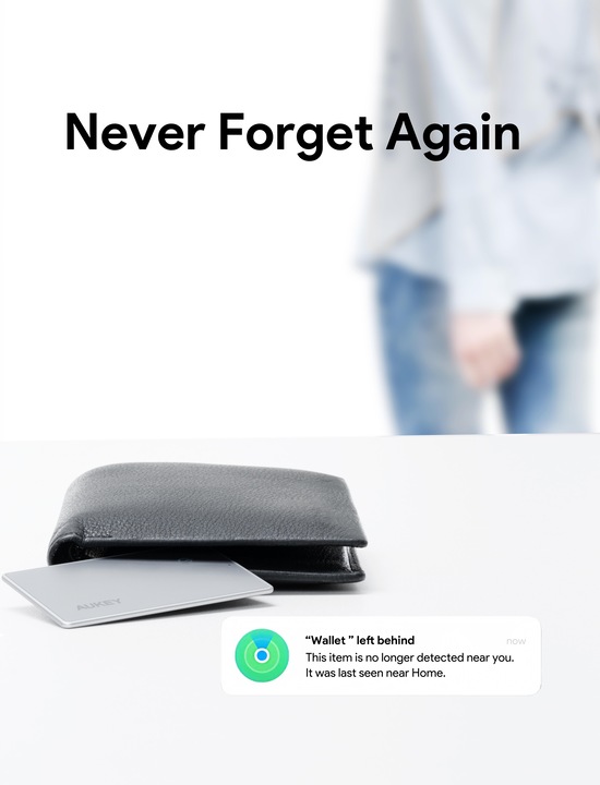 Image du produit Aukey TrackMate 3 Smart TrackerCard TM-21 (iOS)