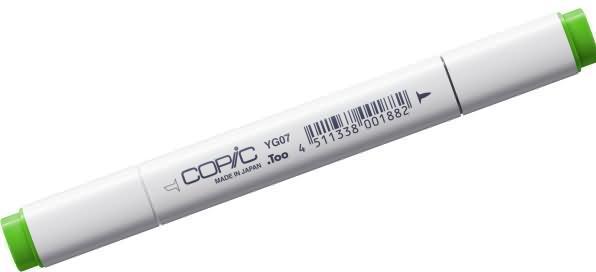 Actual product image Copic Graphic marker Classic type YG - 07 (YG07 - Acid Green, 1 x)