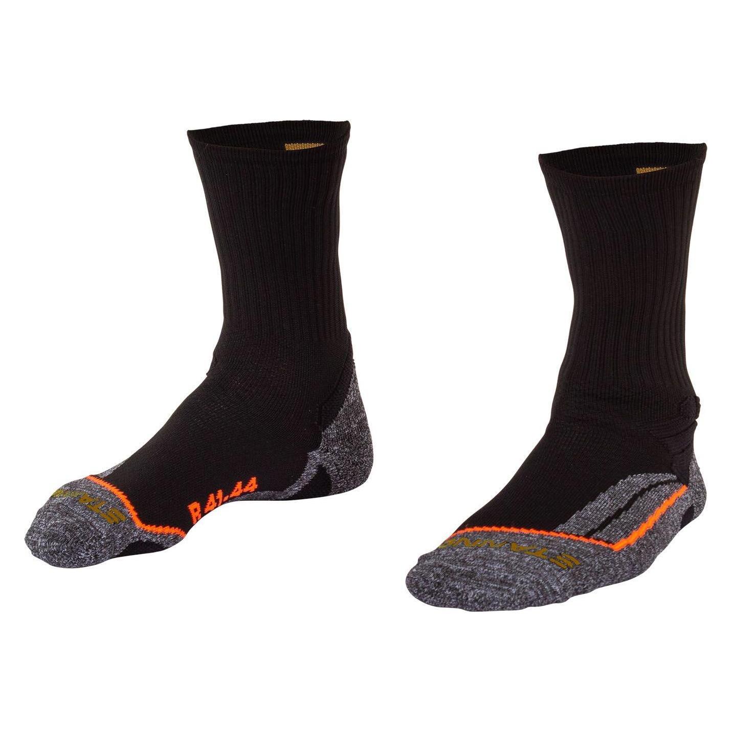 Stanno, Unisex, Sportsocken, Stadium Crew Strumpf (36 - 40), Schwarz