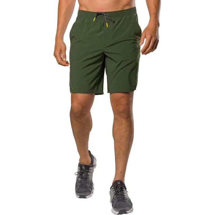 Nathan, Herren, Shorts, Essential 2.0 9", Grün, (M)