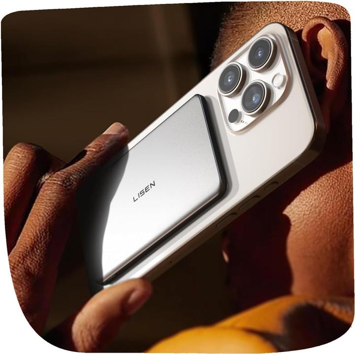 Produktbild Lisen Slim Magsafe Powerbank für iPhone (5000 mAh, 18 W)