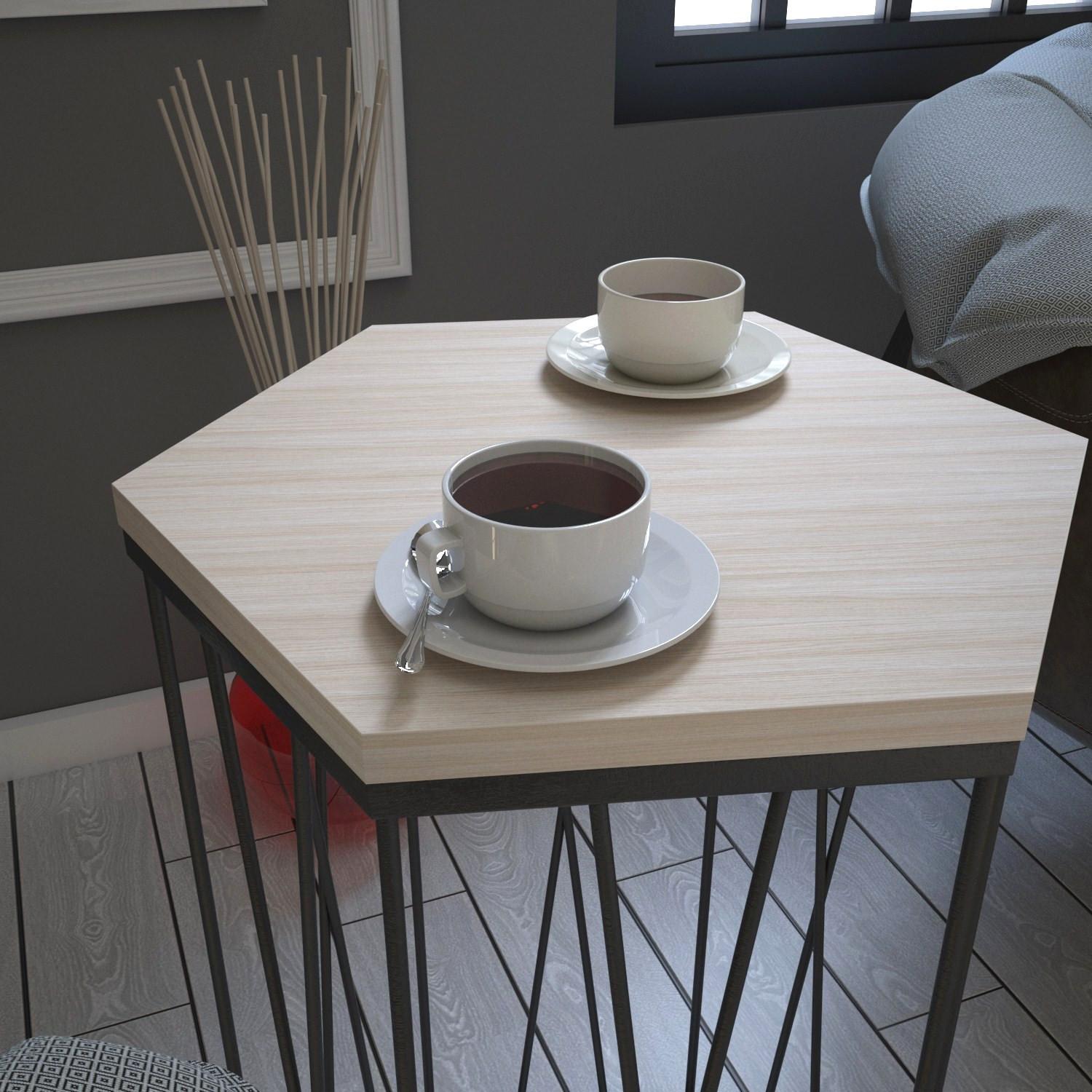 Thumbnail - Hanah Home, Couchtisch + Beistelltisch, Wilson (40 x 62 x 35 cm)