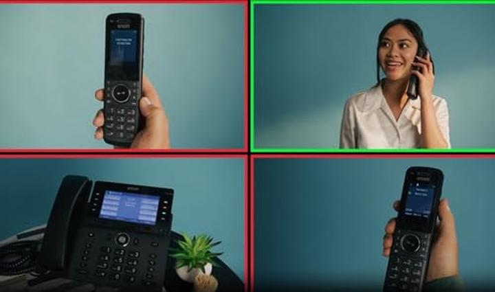 Actual product image Snom M55 Handset EU compatible only with M500 basestation