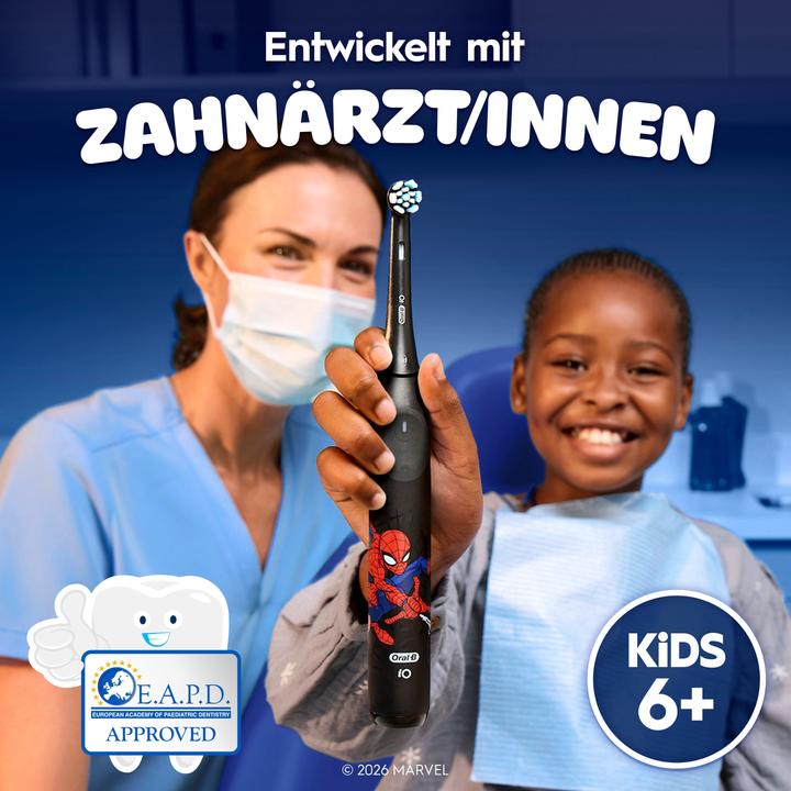 Actual product image Oral-B Aufsteckbürsten iO Kids Spiderman 8er FFU Aufsteckbürsten (8x)