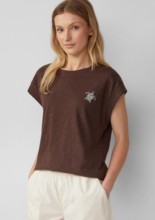 Produktbild S.Oliver T-Shirt T-Shirt im Relaxed Fit mit kleinem Artwork (34)