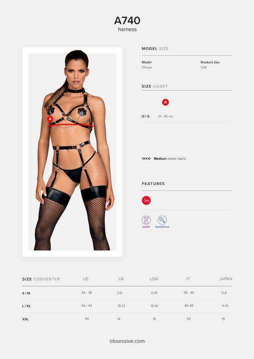 Produktbild Obsessive A740 Harness Bra