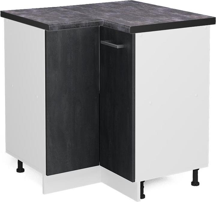 Anthrazit, Schwarz, Schwarz Beton, Weiss