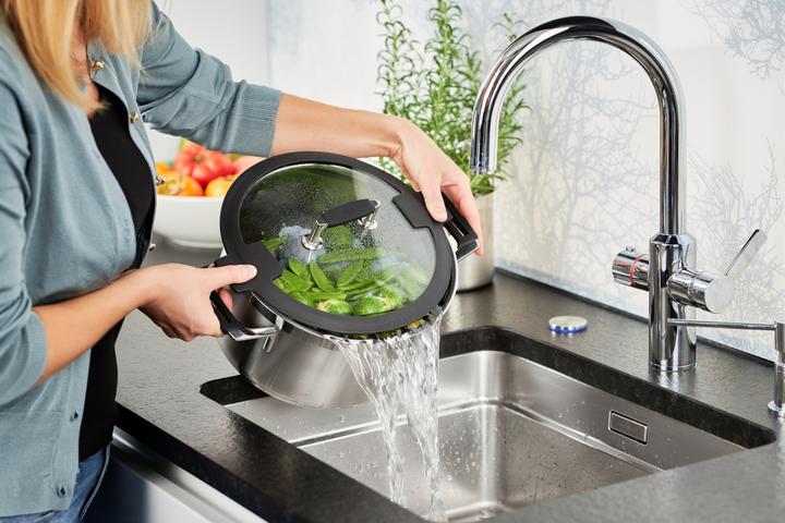 Produktbild Rösle Kochtopf SILENCE PRO Stahlgrau (24 cm, Bratpfanne, Edelstahl)