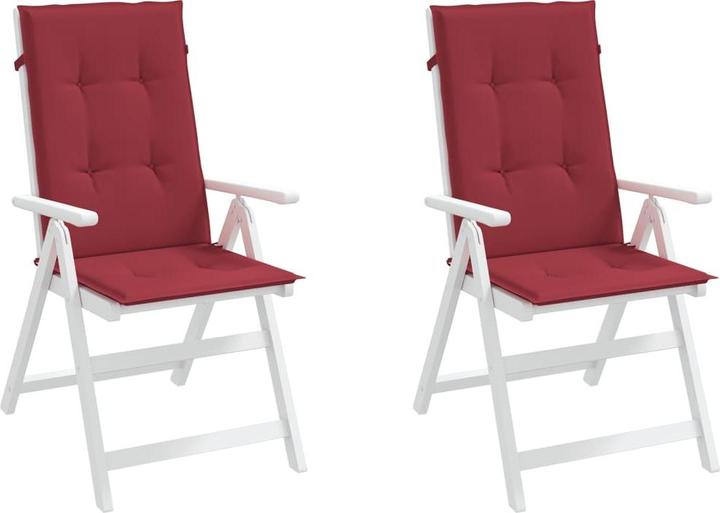 Produktbild vidaXL Gartenstuhlauflage für Hochlehner (120 x 50 cm)