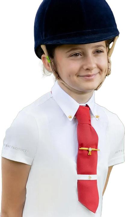 Immagine prodotto Supreme Products Champion Show Rider WettkampfShirt Knopf kurzärmlig (146, 152)