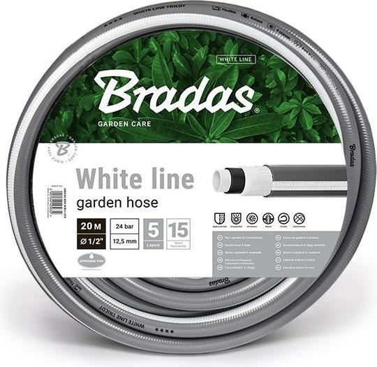 Image du produit Bradas Tuyau d'arrosage WHITE LINE 12 (20 m, 12.70 mm)