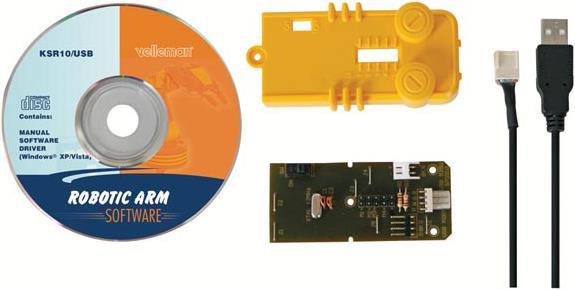 Image du produit Velleman Kit d'interface USB pour bras de robot KSR10