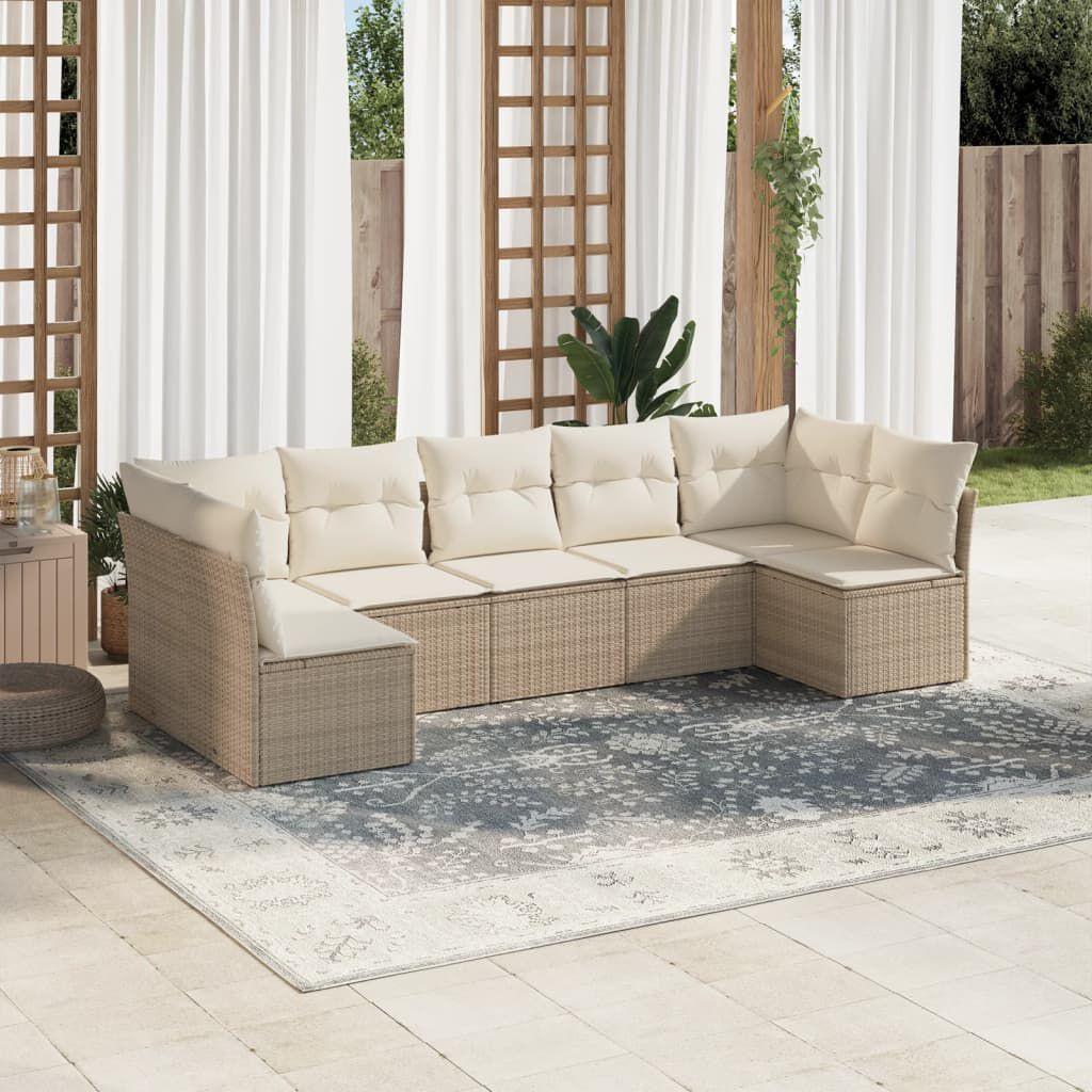 Thumbnail - VidaXL, Gartenlounge, 10-tlg. Garten-Lounge-Set mit Kissen