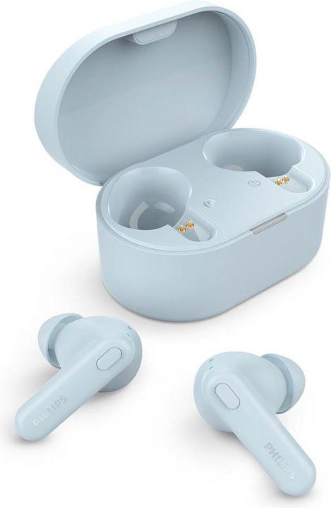 Actual product image Philips TAT1108BL headphones/headset Wireless In-ear Calls/Music Bluetooth Blue (No noise cancellation, 5 h, Wireless)
