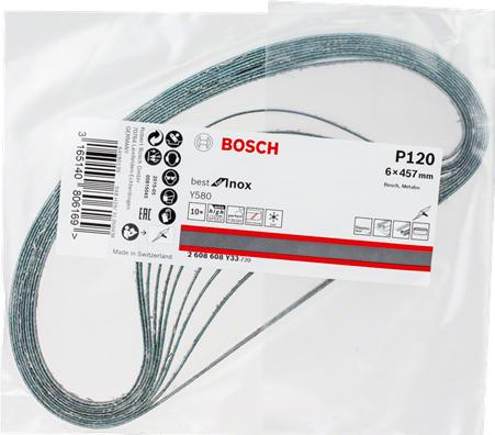 Produktbild Bosch Professional Zubehör PRO Y580 Schleifband, 13 x 457 mm, G60 (60)