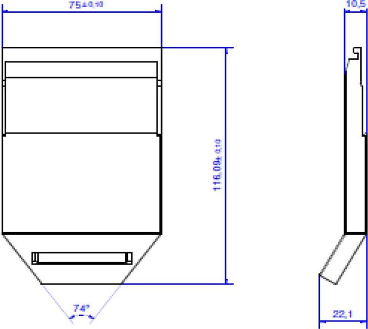 Image du produit Bachmann DESK2 Cable guide RAL 9005 (Conduit, 15 cm)