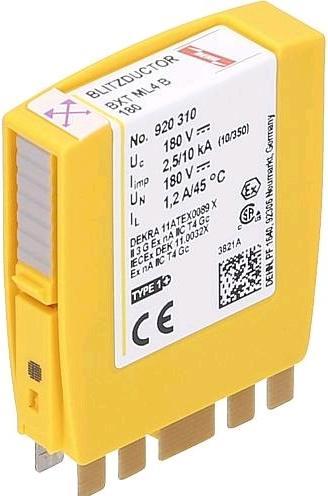 Actual product image Dehn SOEHNE Combination arrestor module BLITZDUCTOR XT BXT ML4 180