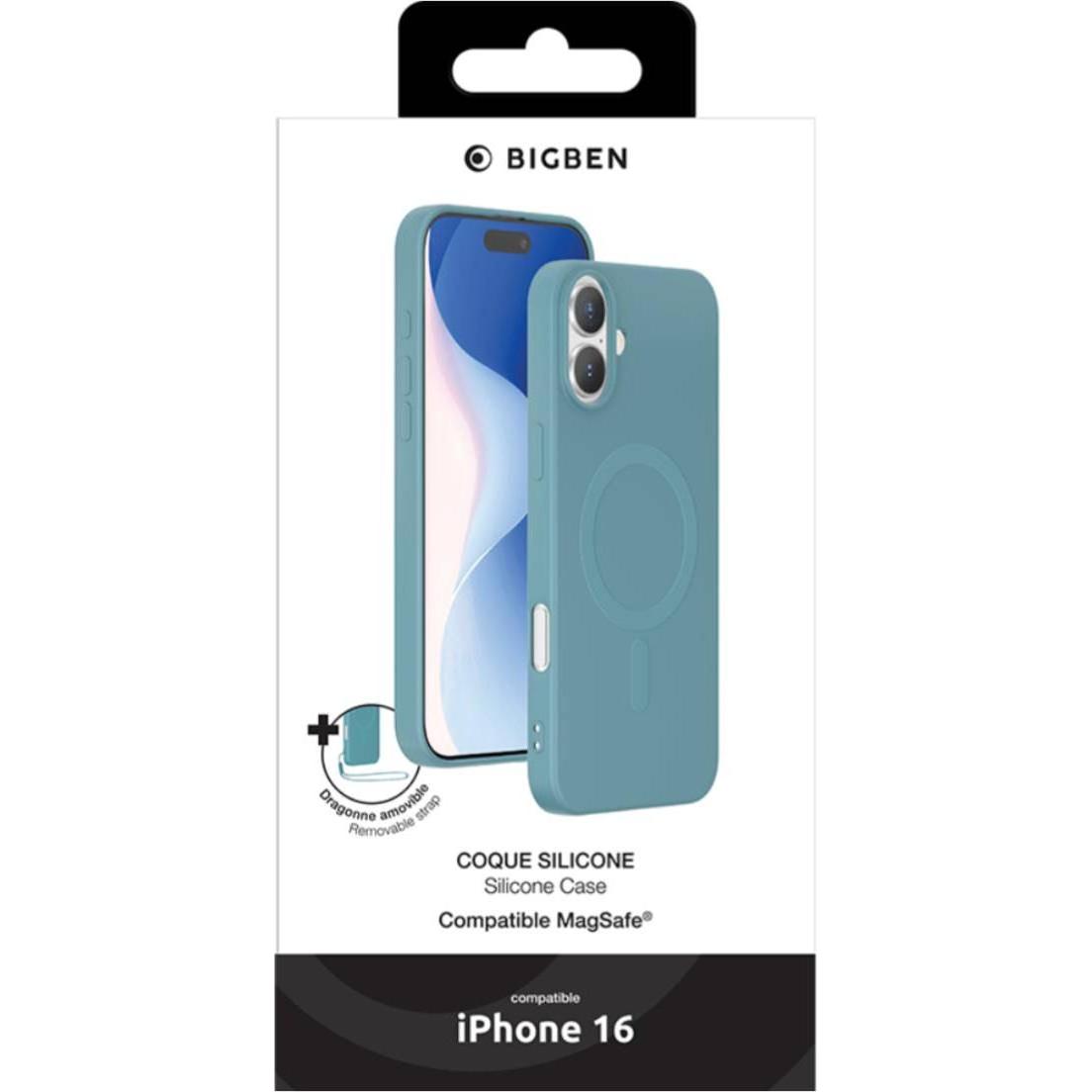 Thumbnail - Bigben MagSafe Case (Apple iPhone 16), Smartphone Hülle, Grün