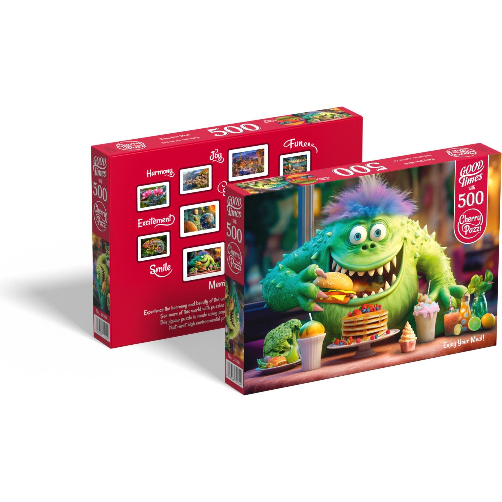 Thumbnail - Cherry Pazzi Puzzle 500 Teile - Geniesse deine Mahlzeit! (500 Teile)