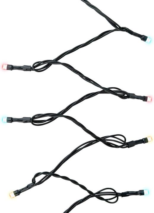 Image du produit Bakker Hochwertige RGBW LED Lichterkette 9,6 m mit 96 LEDs - Dimmbar, Farbwechsel mit Fernbedienung (9.60 m)