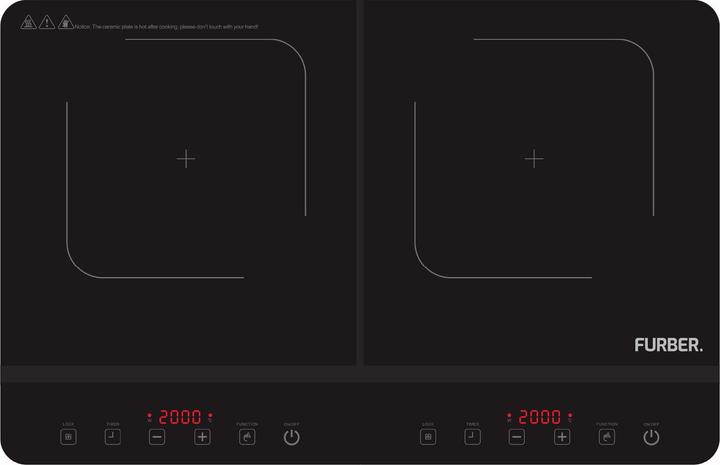 Furber Doppel-Induktionskochplatte