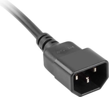 Image du produit Lanberg PS0-04E-0100-IEC-BK Câble d'extension 4 sorties AC Indoor (4 x, C14, 1 m)