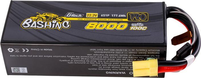 Produktbild Gens Ace RC-Akku 8000 mAh 22.2 V 100C 6S1P EC5 GT Bashing (22.20 V, 8000 mAh)