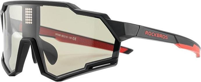 Rockbros SP280 Elettrocromico intelligente (Nero Rosso, nero opaco rosso)