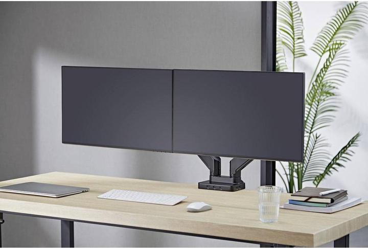 Image du produit SpeaKa Professional SP-MM-830 Support de bureau pour écran double 43,2 cm (17' ) - 88,9 cm (35' ) Intégré (Tables, 35", 15 kg)