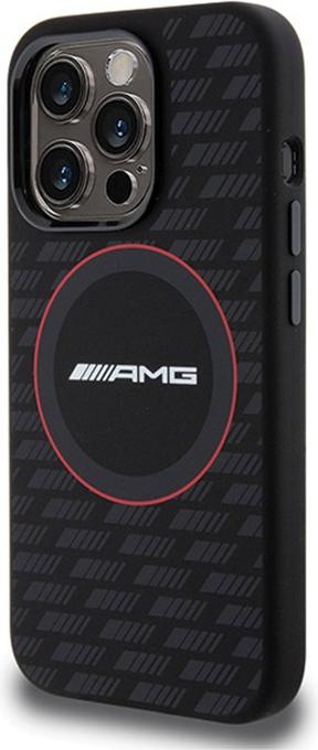 Produktbild Mercedes AMG AMHMP15L23SMRK iPhone 15 Pro 6.1" czarny/black hardcase Silicone Carbon Pattern MagSafe (Apple iPhone 15 Pro)