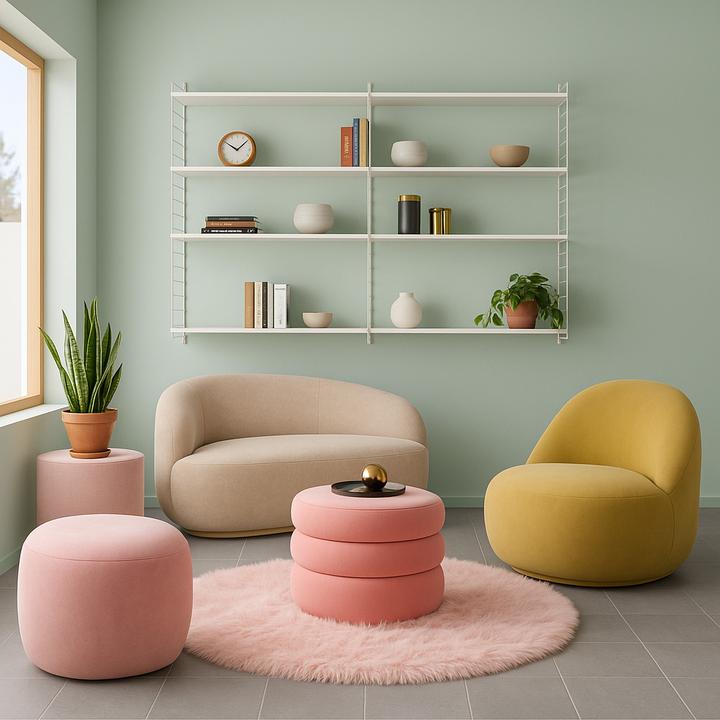 Produktbild Pergamon Luxus Super Soft Fellteppich Aspen Rund Meliert (Ø 160 cm)