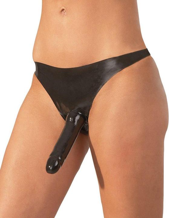 Produktbild LateX Toys Slip mit Dildo (L, S)
