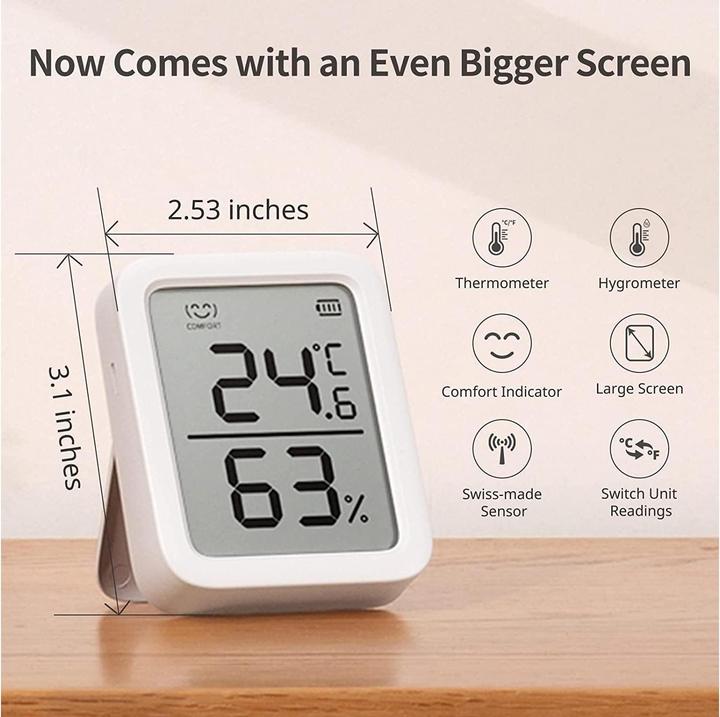 Actual product image SwitchBot Thermometer & Hygrometer