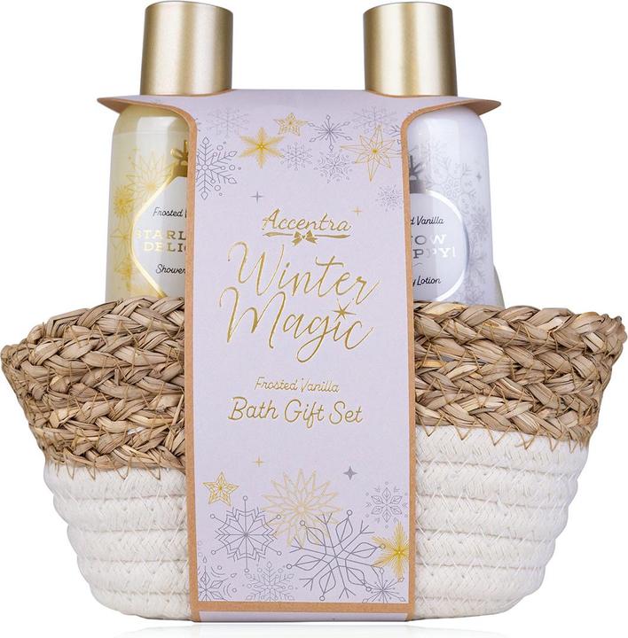 Accentra Geschenkset WINTER MAGIC in Korb (Haarpflege Set)