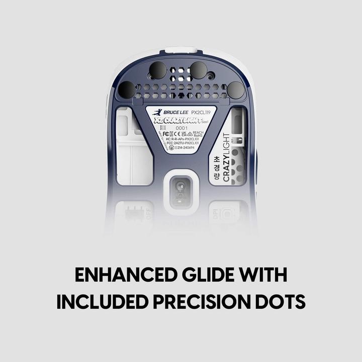 Produktbild Pulsar Superglide glasmusemåtte v3 Bruce Lee 85th Ed XL (marineblå) Aluminiumsilikatglas, støbt... (XL)