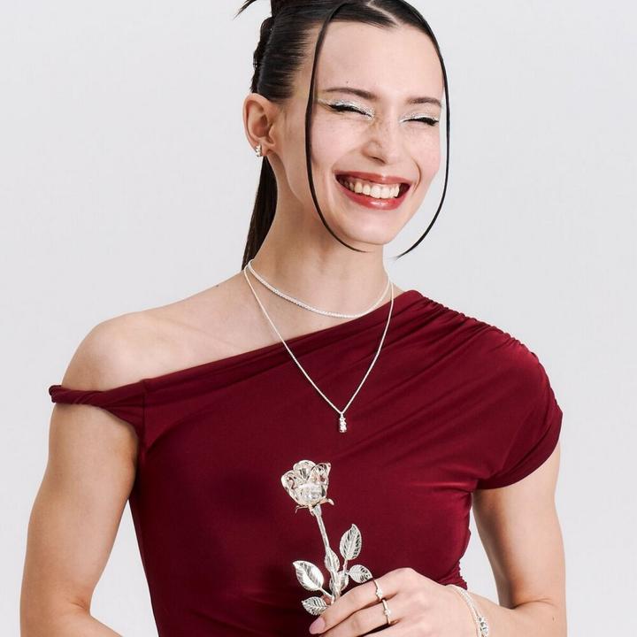 Immagine prodotto Thomas Sabo Halskette mit HARIBO Goldbär Anhänger vergoldet (Argento 925, 45 - 50 cm)