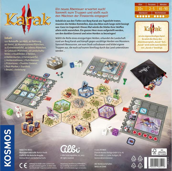 Produktbild Kosmos Karak 2 (Deutsch, 2 - 5 Spieler)
