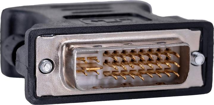 Actual product image Lanberg AD-0012-BK Video Cable Adapter DVI-I VGA (D-Sub) (VGA, 4 cm)