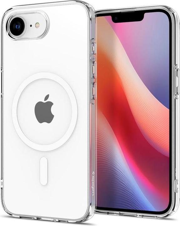 Actual product image Spigen Liquid Crystal MagFit TPU Back Cover Durchsichtig Apple iPhone 16e (Apple iPhone 16e)