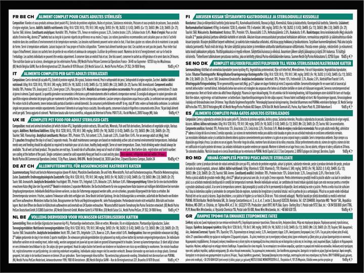 Image du produit Pro Plan Chat Nutrisavour Poulet stérilisé (Adulte, 1 pcs, 850 g)