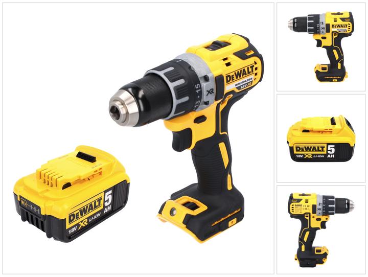 Produktbild DeWalt DCD 791 N Akku Bohrschrauber 18 V 70 Nm Brushless + 1x Akku 5,0 Ah - ohne Ladegerät